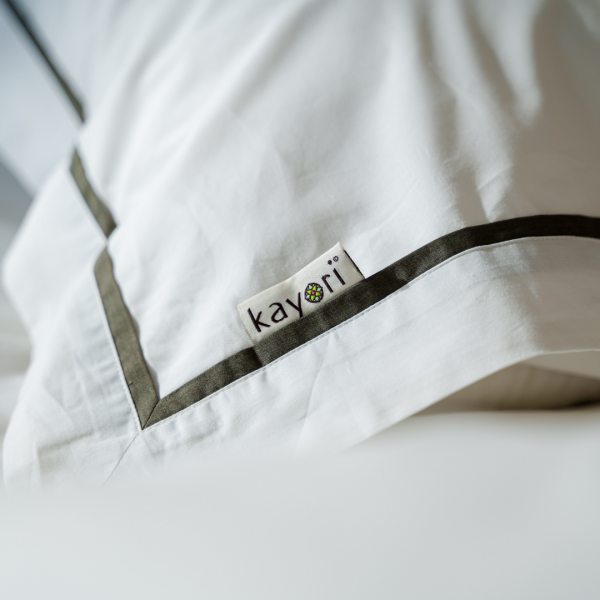 Kayori - Yoichi - Påslakan - Percale - 150x210 - Vit