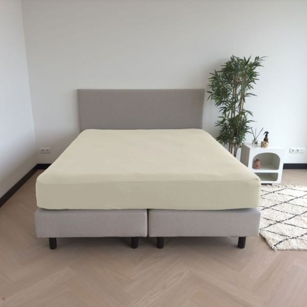 Kayori Sota hoeslaken tencel - Zand 