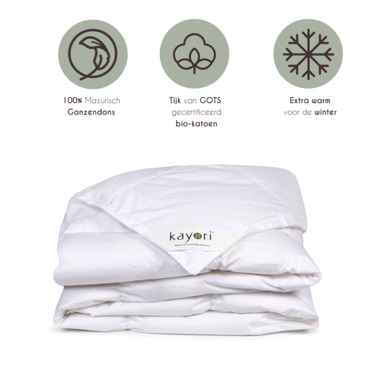 Kayori Umou Ganzendons Dekbed - Winter