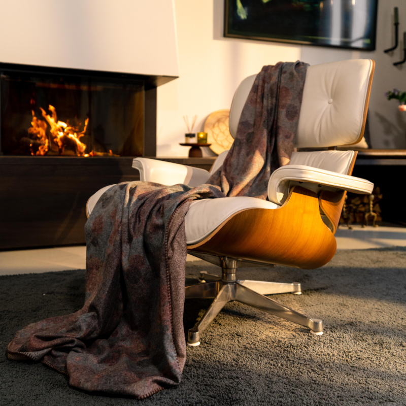 Kayori - Adame Plaid Bambu 150/220 Blått