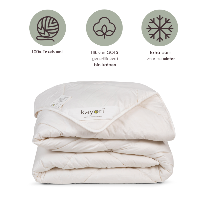 Kayori Keito Texels wol Dekbed - Winter