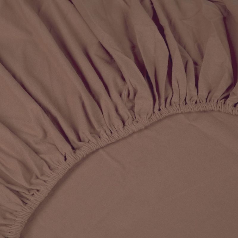 Kayori dra-på-lakan för madrass Atsui Flanell – Taupe