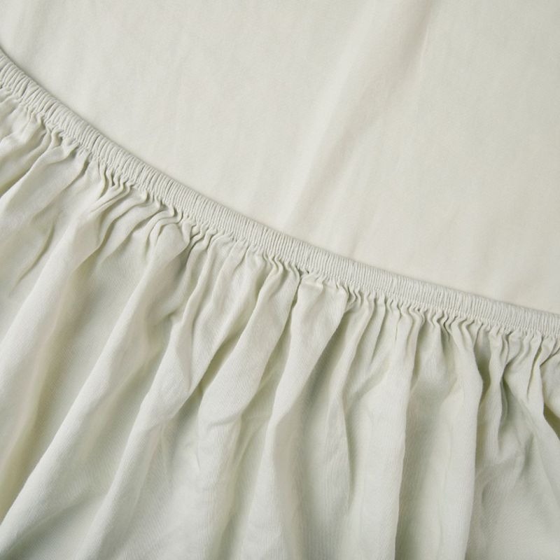 Kayori Edo Dra på lakan för madrass bomull satin - Champagne