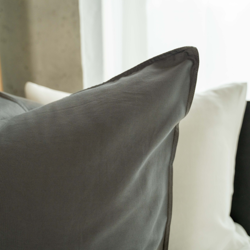 Edo - Kissenbezug - 2 stucks - 40x80 - Anthrazit