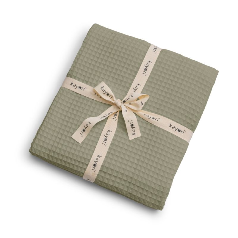 Kayori - Goya - Överkast - Bomull - 240/260 - Olivgrön