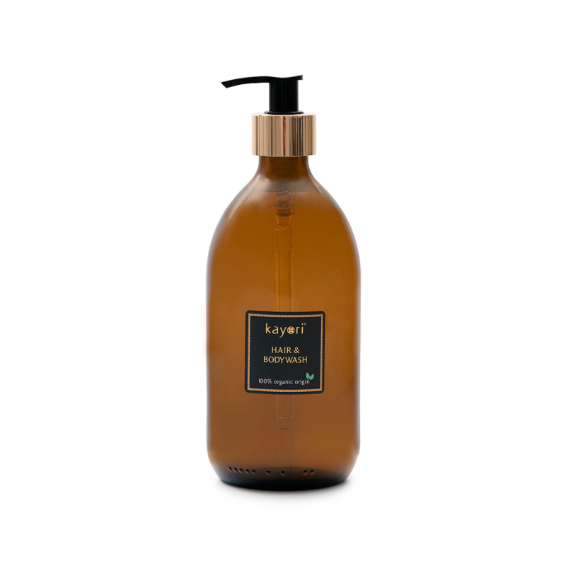 Kayori - Hair & Body Wash Glas 500ml Yuzu