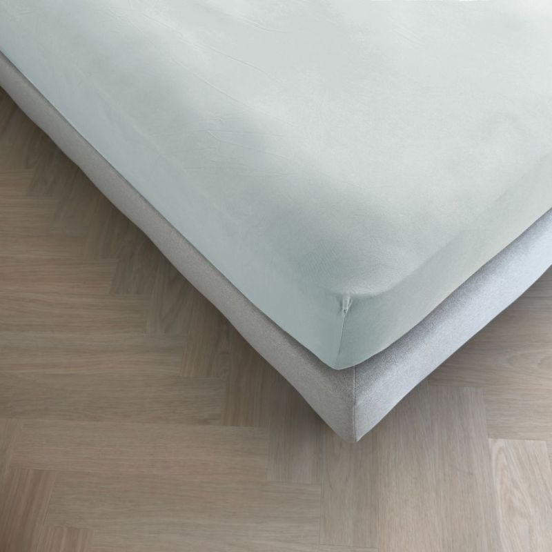 Kayori dra-på-lakan för madrass Simba Bambu – Havsblå