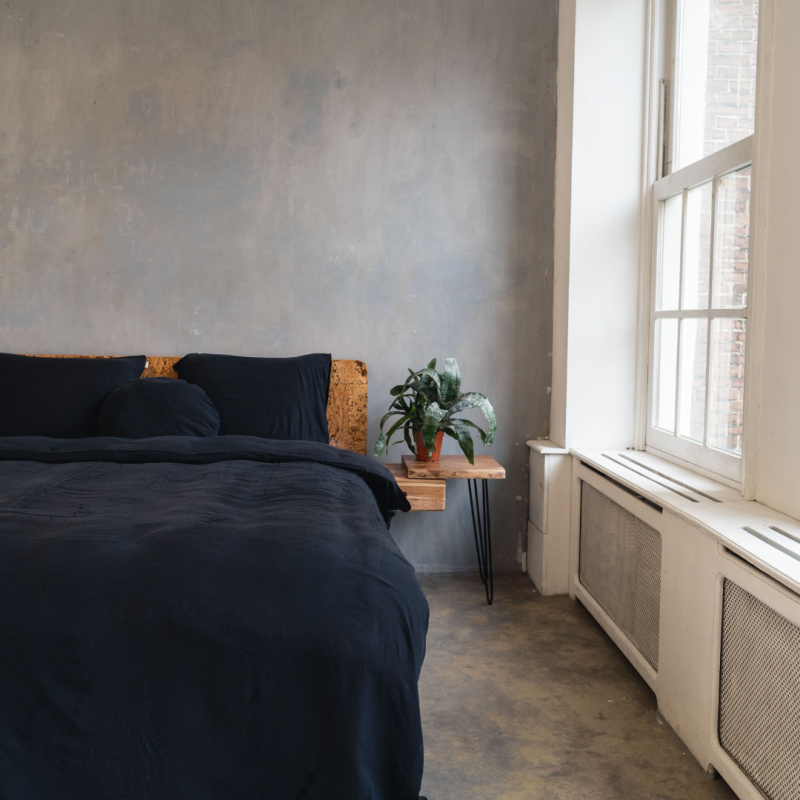 Kayori Izakaya Påslakan Washed Tencel© - Svart