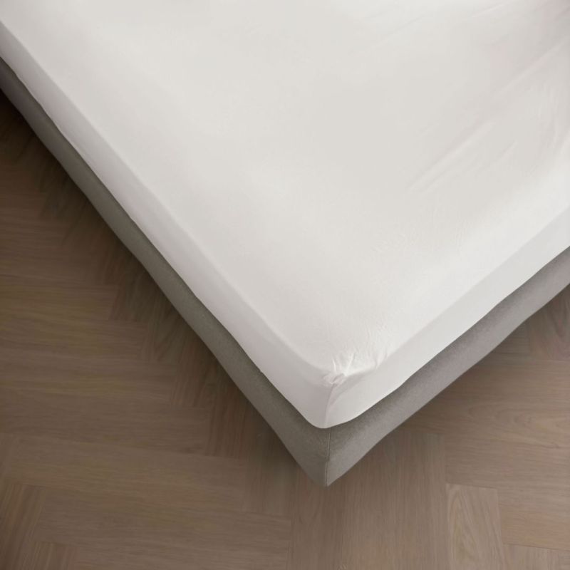 Kayori Kai Dra på lakan för bäddmadrass Bomull - Offwhite