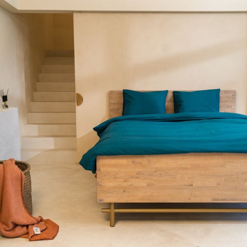 Kayori - Giza - Paslakan  - Egyptisk Satin - Petrol