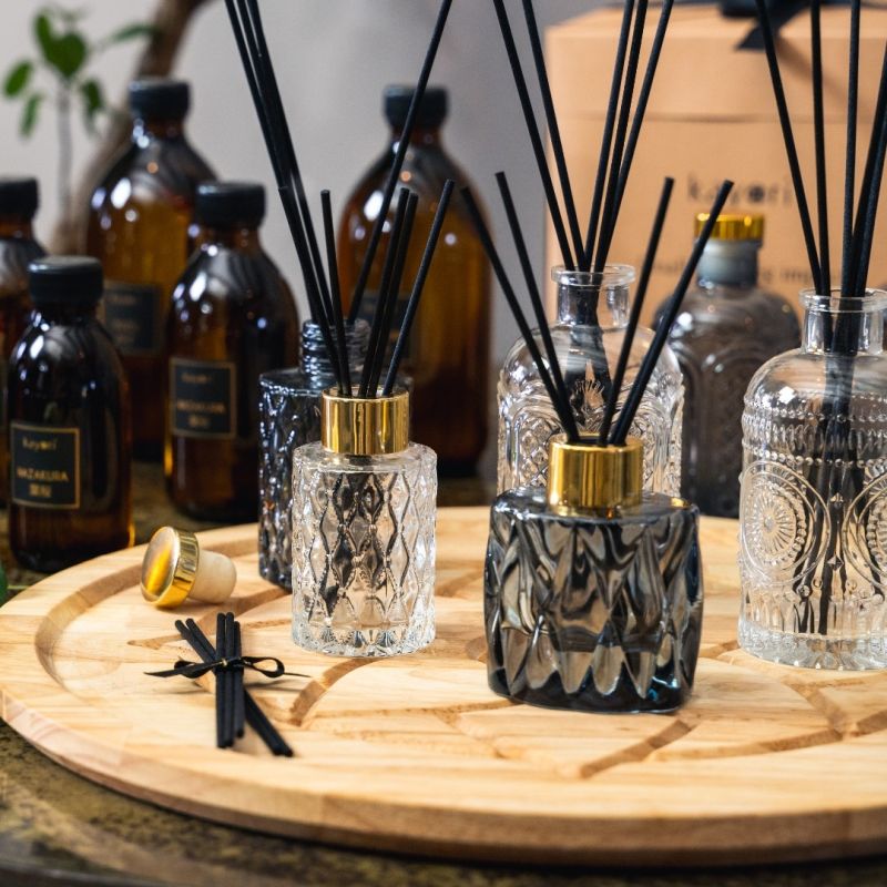 Kayori - Chi tomt glas 80ml Diffusor smoked